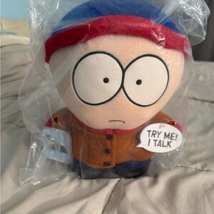 New Collectible south park Talking Stan Plush Toy with Red and Blue Hat